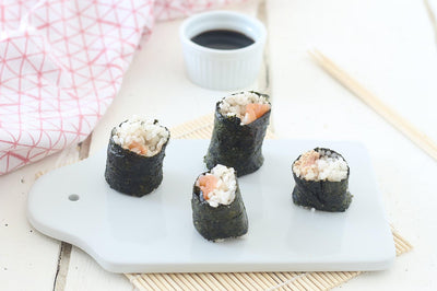 Sushi con salmone affumicato e tonno