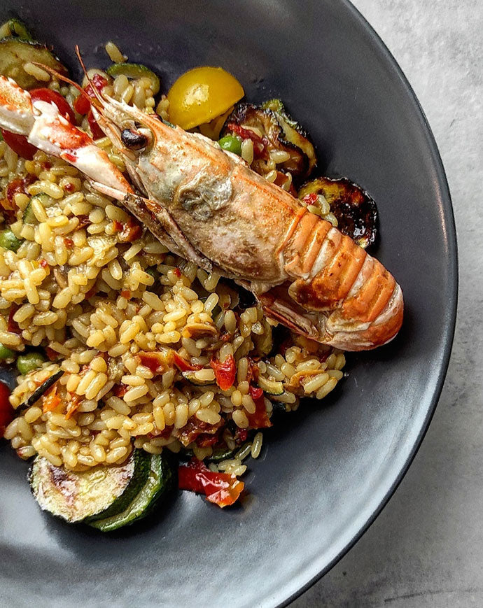 Paella alla valenciana tradizionale spagnola Arnaboldi