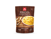 Polenta con funghi porcini alla Trentina