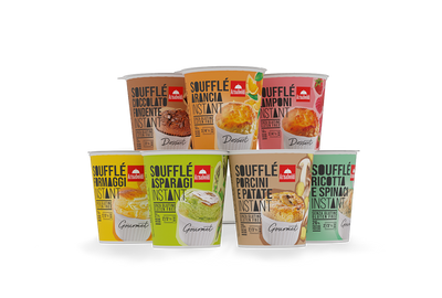 <h4>Instant Soufflé</h4><p>I nostri Instant Soufflé, dolci e salati, sono preparati con ingredienti di alta qualità e pronti in pochi minuti al microonde. Soffici, ricchi di gusto e naturalmente senza glutine, uniscono praticità e bontà, trasformando ogni pausa in un momento speciale.</p>